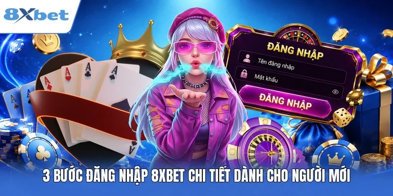 3 bước đăng nhập 8XBET chi tiết dành cho người mới